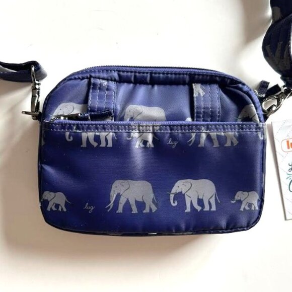 Lug Super Coupe 2 Convertible Crossbody Bag Elephant Purple - Picture 10 of 11